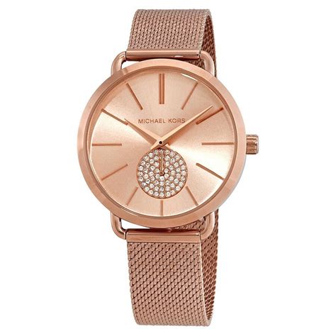 michael kors mk3845|Michael Kors Portia Women's Watch, Stainless Steel Bracelet .